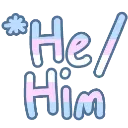 He