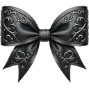gothic_bow Discord Emoji | ۶ৎ　‿　cemetery　 ݁ 　˖
