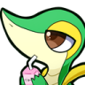 snivysip custom emote from PokéVault