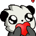 panda_love_gif Discord emoji