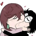dandadan_kiss Discord sticker - Invictus