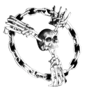 goth_wheel Discord sticker - ۶ৎ　‿　cemetery　 ݁ 　˖