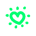 3heartburstgreen