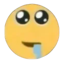 E_droolface custom emote | SocialBar | Make Friends • Active • VC Calls • Gaming • Emotes • Anime • Roblox • Chill • Fun