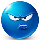blue_angry_3 Discord sticker | RIZZ HEAVEN | Chill • E-Dating • VC • Events • Friends • Giveaways