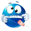 D_bluegoofy Discord sticker | SocialBar | Make Friends • Active • VC Calls • Gaming • Emotes • Anime • Roblox • Chill • Fun