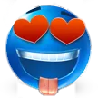 D_hearteyes Discord Emoji from SocialBar | Make Friends • Active • VC Calls • Gaming • Emotes • Anime • Roblox • Chill • Fun