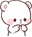 X_bear_shy1 Discord sticker | SocialBar | Make Friends • Active • VC Calls • Gaming • Emotes • Anime • Roblox • Chill • Fun