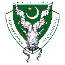 A green shield emblem featuring a white horned animal silhouette with a crescent moon and star above it.