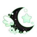 pastelgreennblackmoon