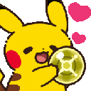 40611pikachu animated GIF emoji from CANSLSIM 研究所
