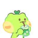 frog_drink Discord emoji