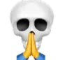SkullPrayerhands