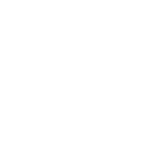 Mask with two eye holes in a simple pixelated white on black design.