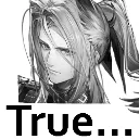 True