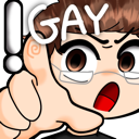 gay Discord sticker from Taberna Geek