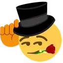 elegantman Discord sticker from Italian Mapping's Planet