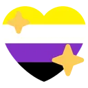 :LgbtHeartNonbinary: