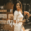 NaomiHelllo animated Discord emote from Hamara Server