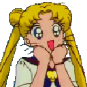 SaliorMoonWOW animated GIF emoji from Critical Cuties ♡