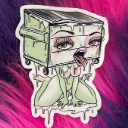 Cumpsterella Discord sticker | Just Cum