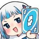 anime_gawrgurareverse custom emote - Cozy Corner Café Hangout ❤ 💙 ✨