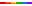 A horizontal bar featuring a repeating rainbow spectrum gradient.