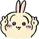 usagiChii_peaceHandCute