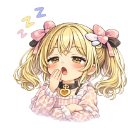 sleepy custom emote | Pastel Chains Collective
