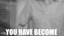 A man with a mustache looks increasingly intense with the text overlay You have become an inactive member.