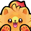 pombon_lick animated GIF emoji - Starpatch