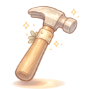 Hammer Discord Emoji - Cozy Fork
