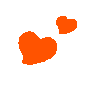 HeartsDarkOrange