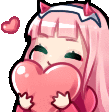 zerotwoheartlove animated emote | ⋆˚𝜗 night owls 𝜚˚⋆
