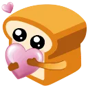 24448pinkheartbread