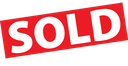 Sold text in white font on a red rectangular stamp background.