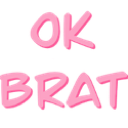 5okbrat Discord sticker from Brat Central Station