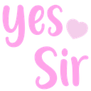 5Yessir Discord sticker from Brat Central Station