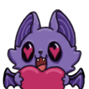 ViolaceousBat_heart_love Discord sticker | ◇𝑺𝒕𝒂𝒓𝒍𝒊𝒈𝒉𝒕 𝑰𝒏𝒏◇