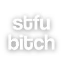 stfu_bitchred Discord sticker - ℂˡᵒᵘᵈ 𝕃ᵒᵘᵈ 𝕏𝕏𝕀+