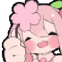 SpringMikuGiveFlower