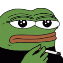 pepesmokes Discord sticker from Just Cum
