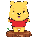 poohSTICKER1 animated GIF emoji | HaniCraft Community