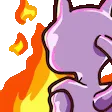 MewtwoStareFlames
