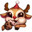 JstSnacking Discord sticker from ⋆˚𝜗 night owls 𝜚˚⋆