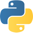 Python Discord sticker from ভূতের আড্ডা
