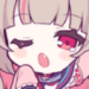 Ririmu with a sleepy expression and mouth open in a yawn.
