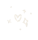 Heart symbol surrounded by small sparkling stars.
