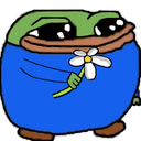 Pepe_flower Discord sticker from ✯ Lᴜᴍɪɴᴏᴜꜱ