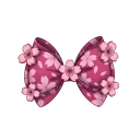 283270pinkcherryblossomhairbow